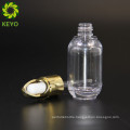 Custom labels 4ML 5ML 10ML 15ML squeeze oil dropper gold with with rubber child proof cap